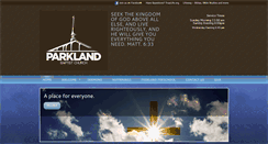 Desktop Screenshot of parklandbaptistchurchfl.com